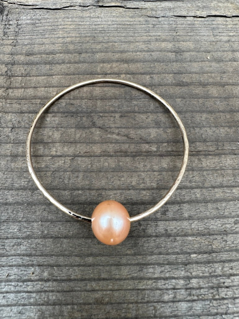 Large Edison on 14K Goldfilled Bangle