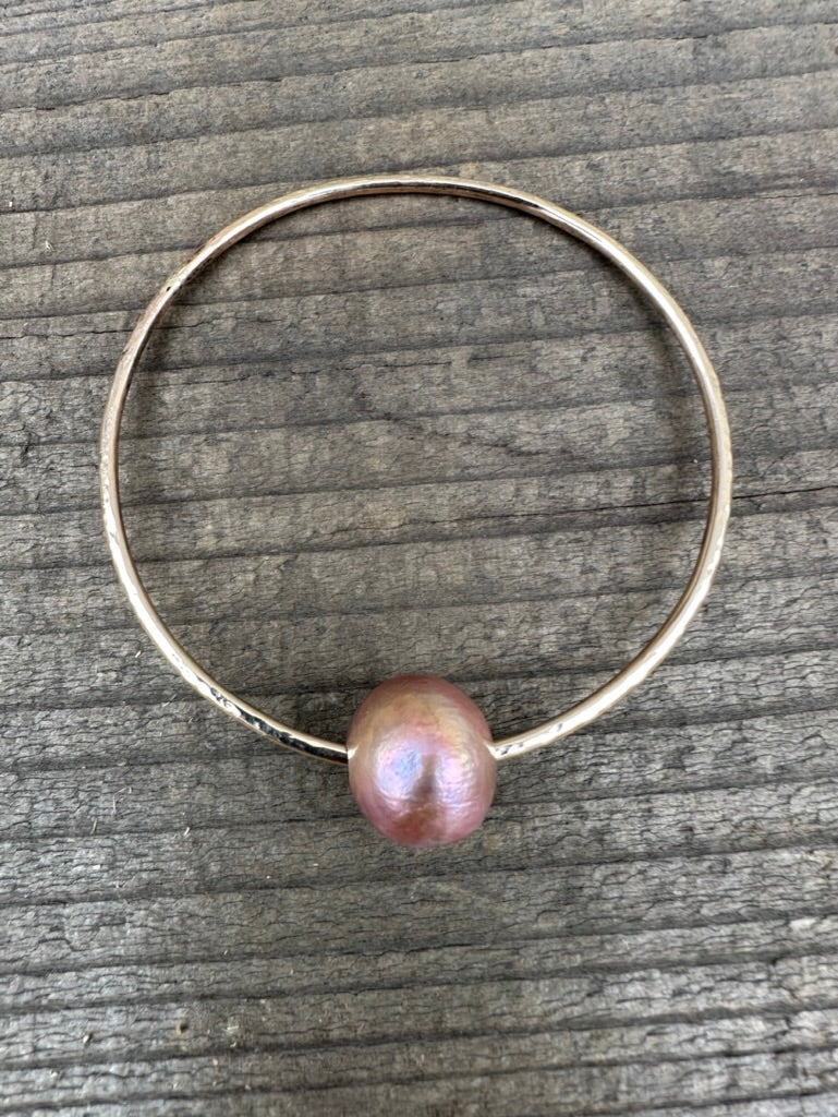 Large Edison on 14K Goldfilled Bangle