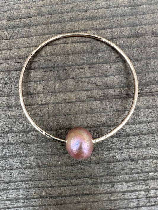 Large Edison on 14K Goldfilled Bangle