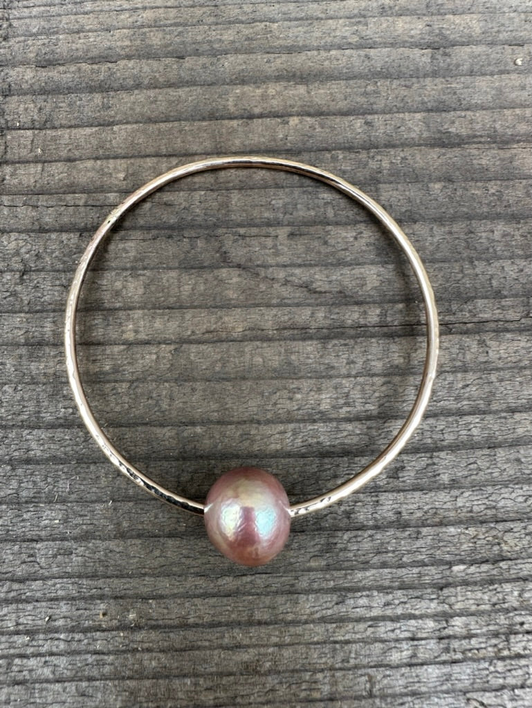 Large Edison on 14K Goldfilled Bangle