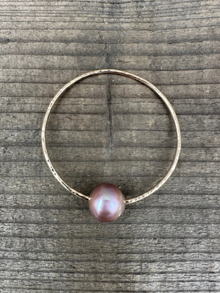 Large Edison on 14K Goldfilled Bangle