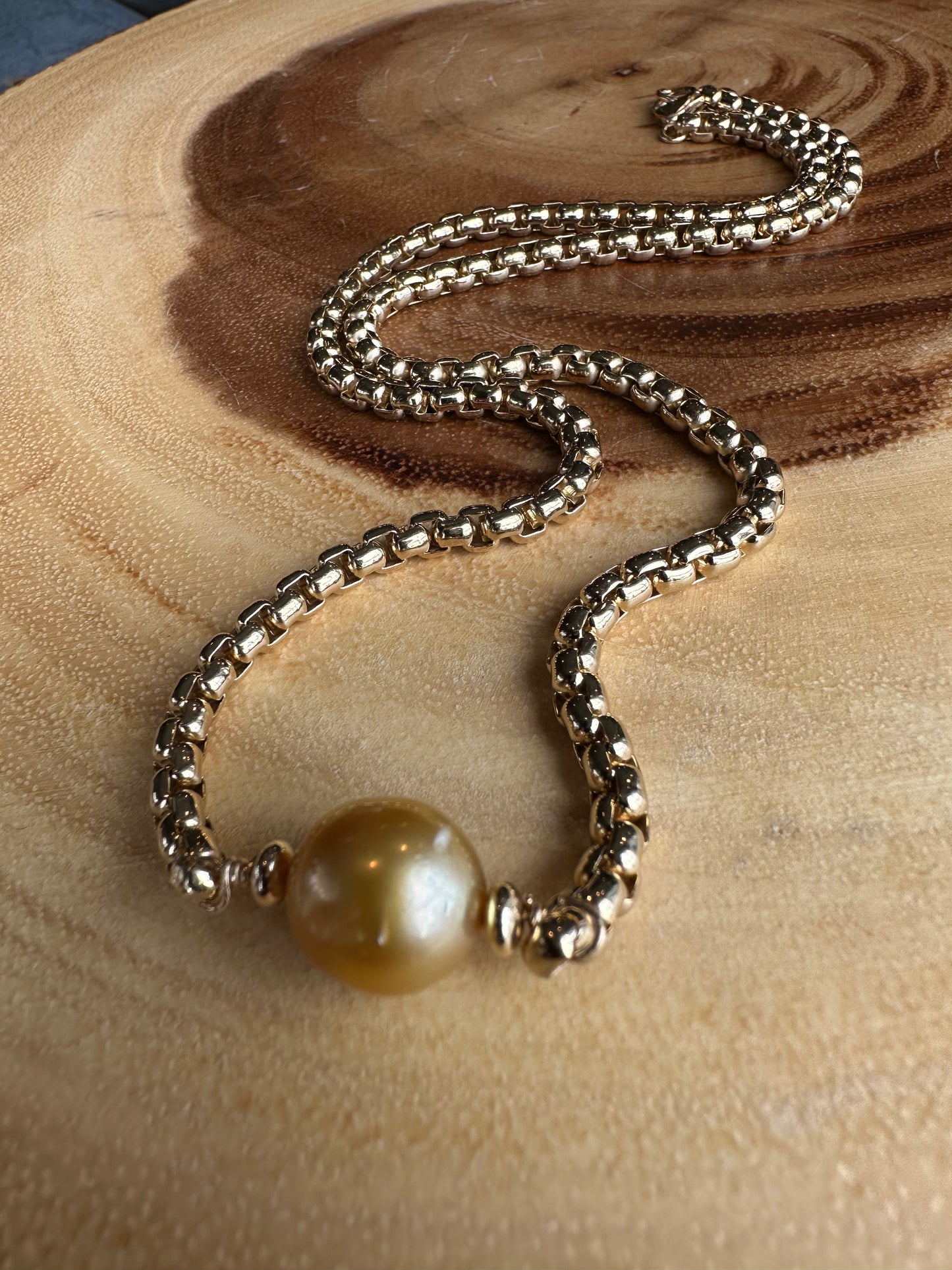 Golden South Seas Gold Filled Cartier Style Necklace