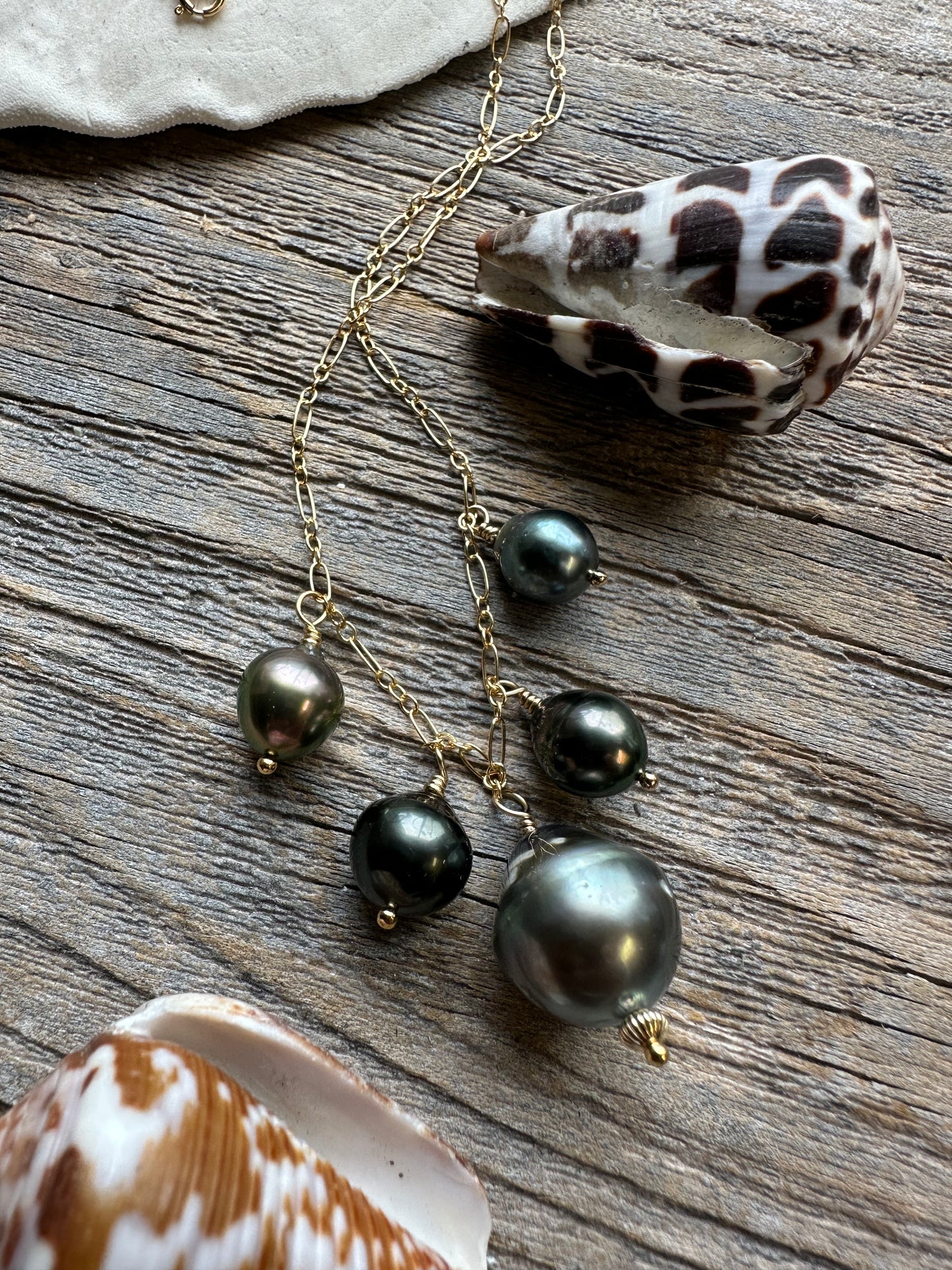 Cascade of Moons 18" Necklace