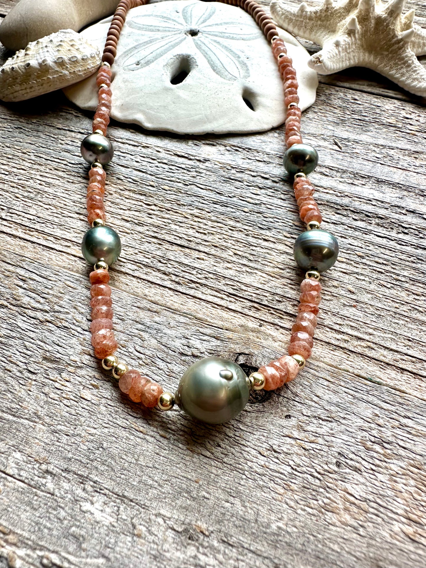 Rose Dawn Tahitian Pearl 23" Necklace