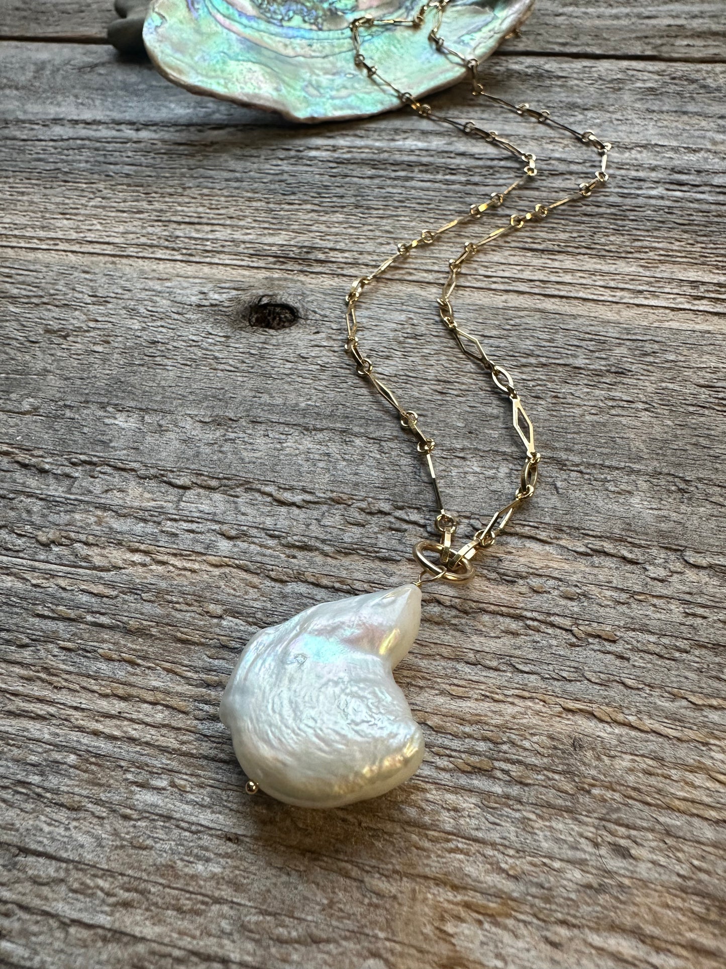 Riviera Cloud Pendant 28" Necklace