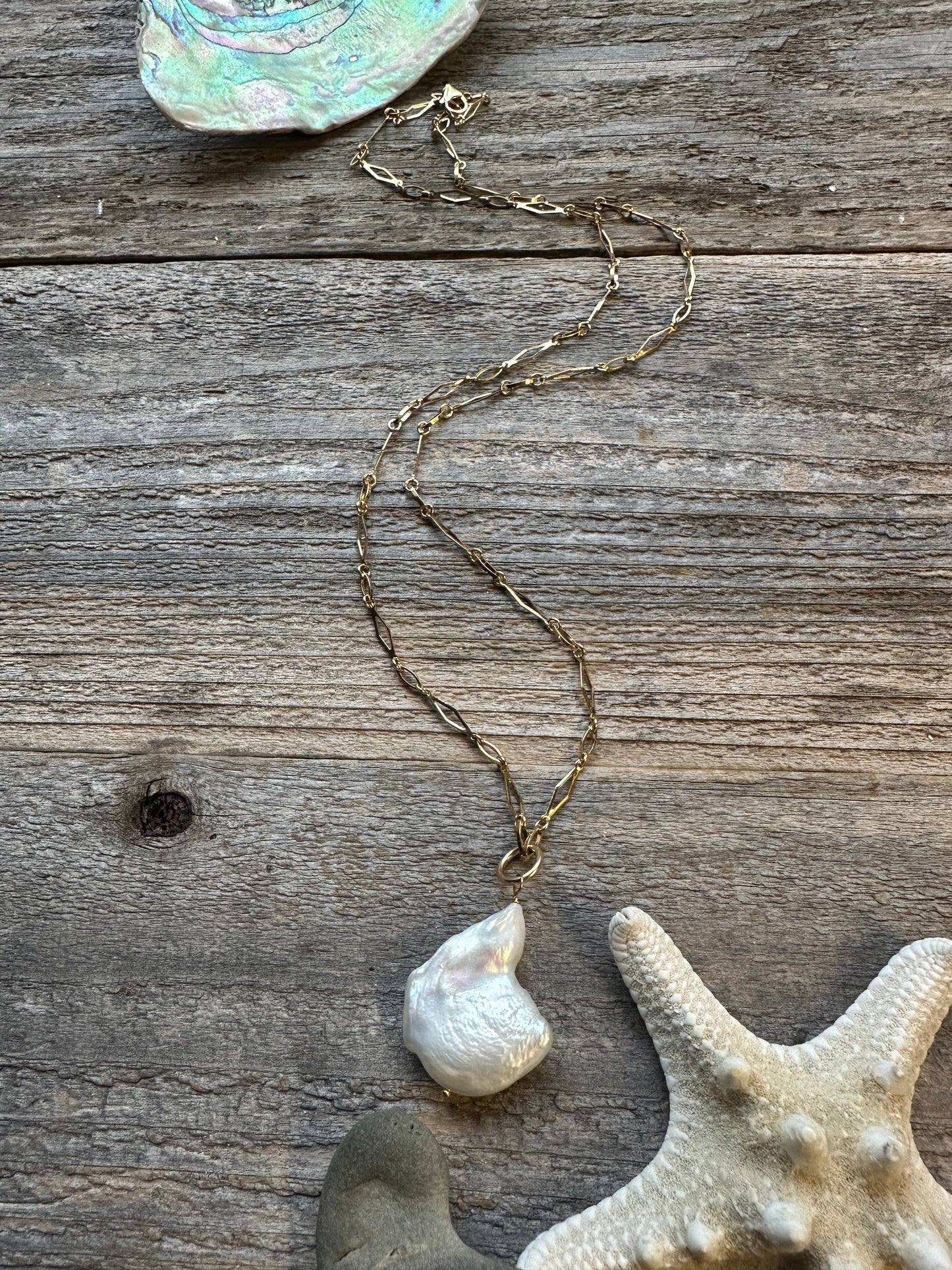Riviera Cloud Pendant 28" Necklace