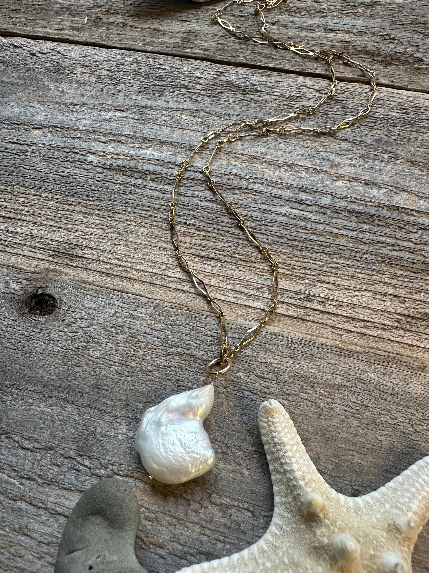 Riviera Cloud Pendant 28" Necklace