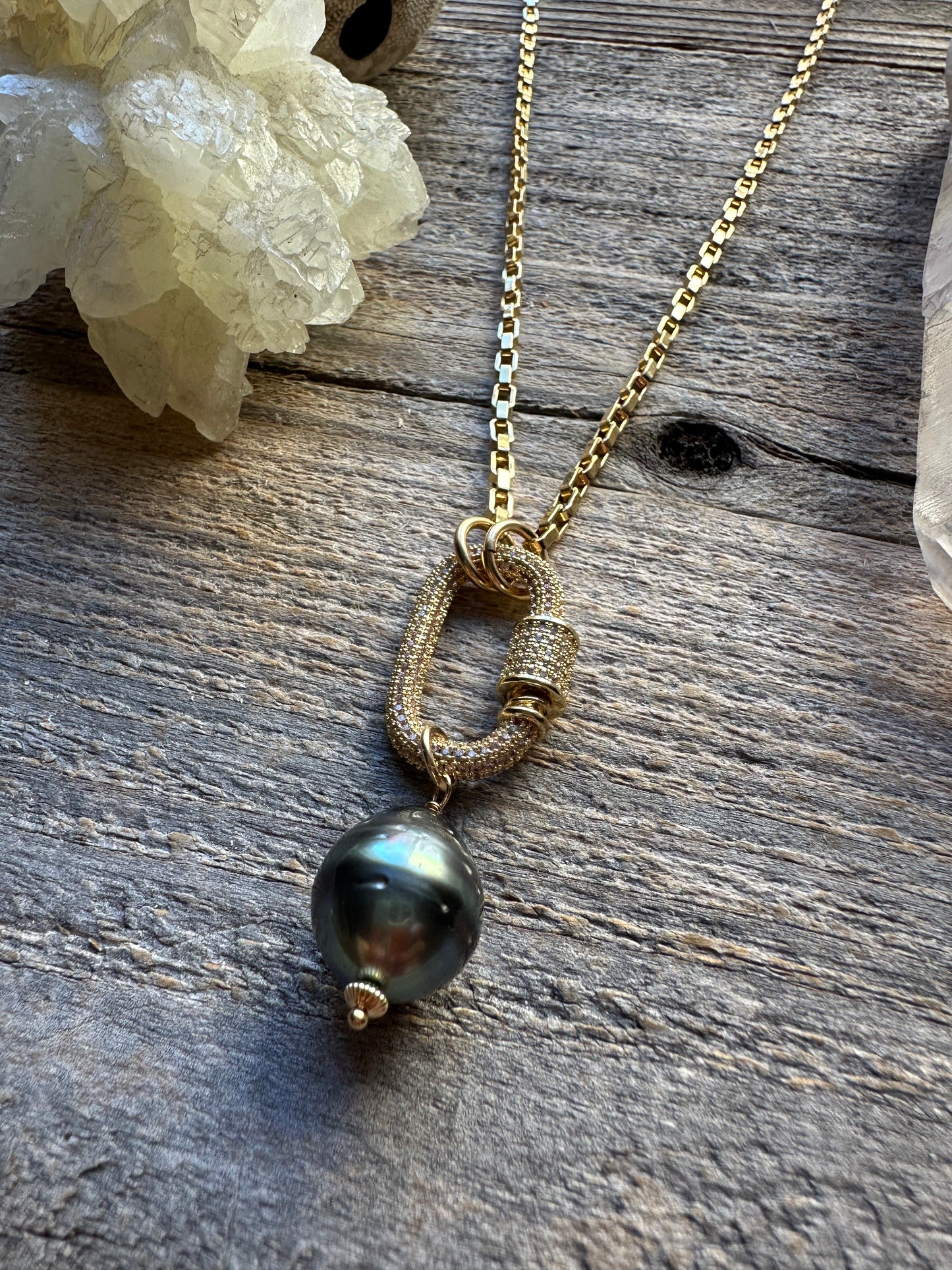 Lunar Halo Tahitian Pearl 24" Necklace