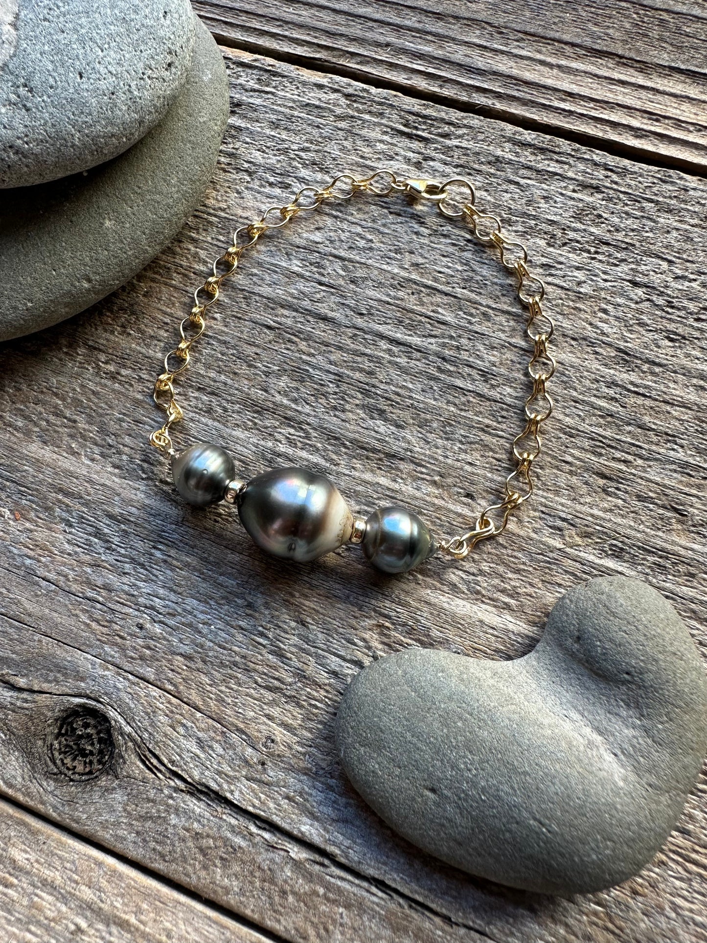 Tidal Grace Tahitian Pearl Bracelet