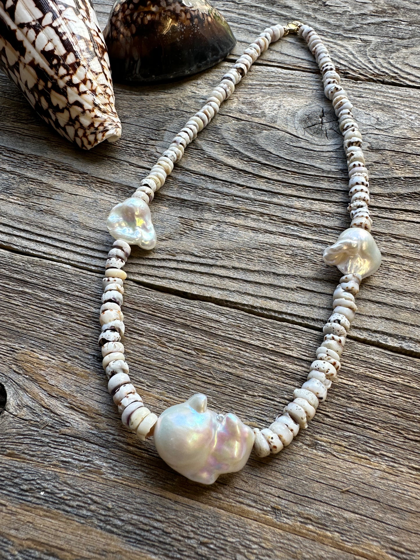 Tideplay Fireball Baroque Pearl 21" Necklace