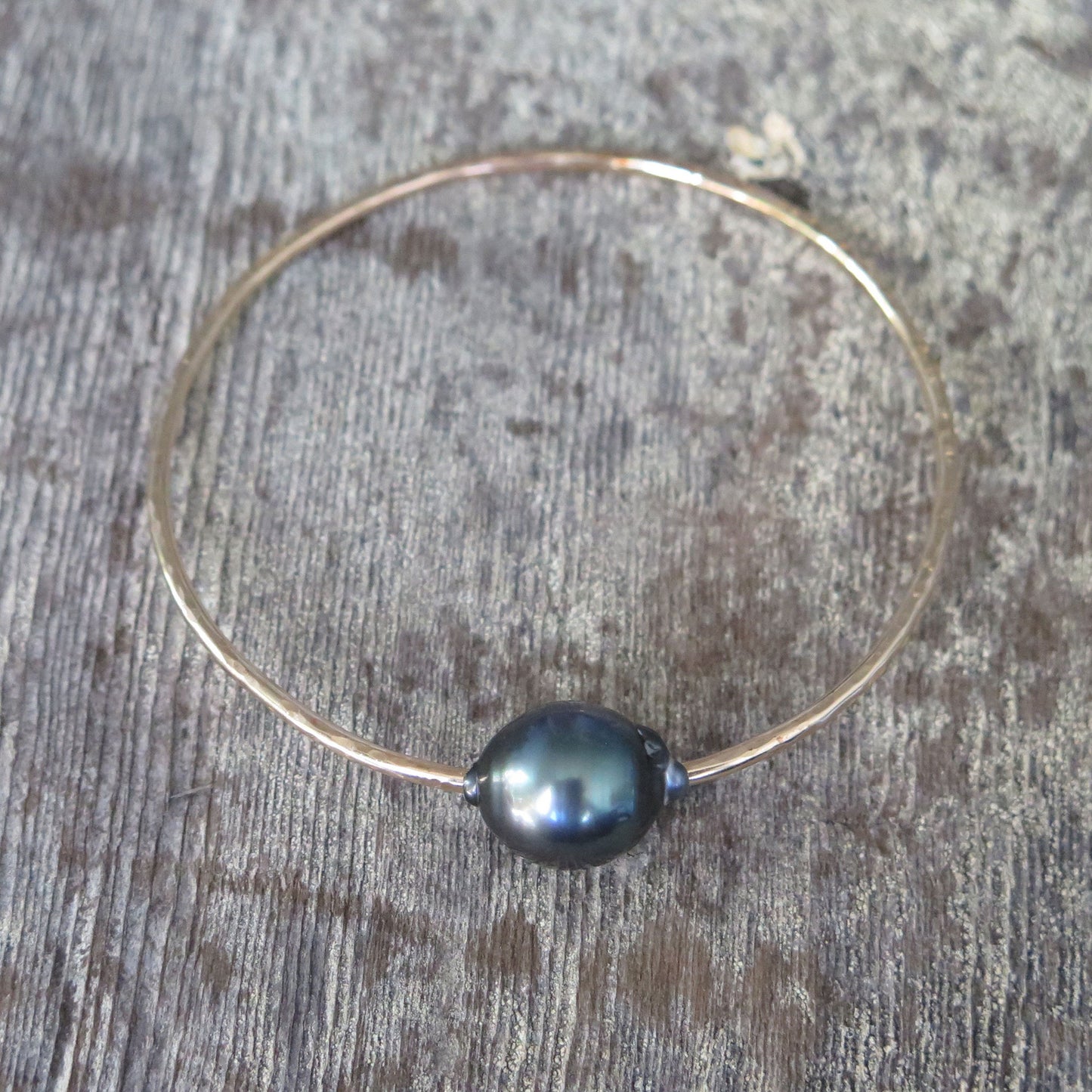 Single Tahitian Pearl Bangle