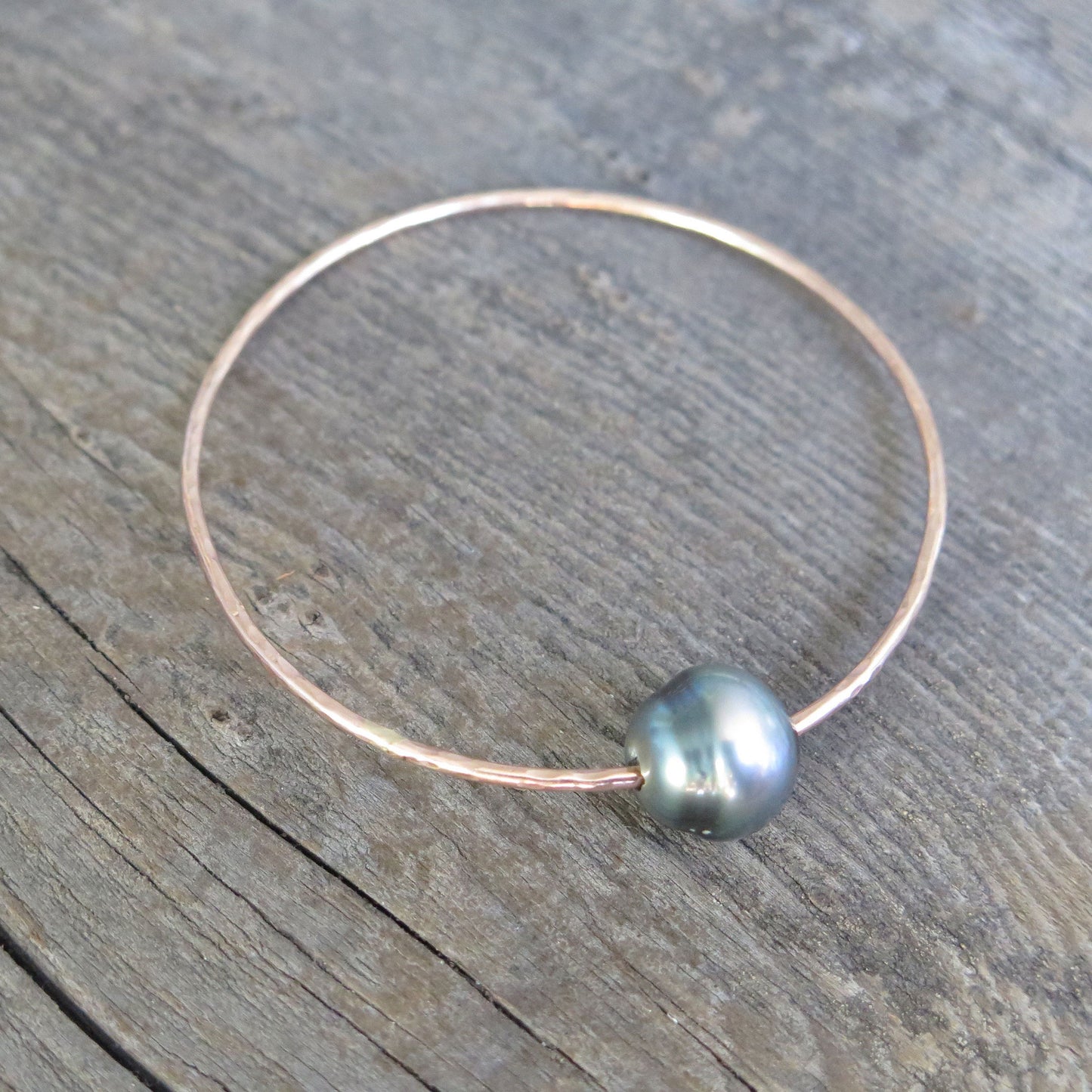 Single Tahitian Pearl Bangle