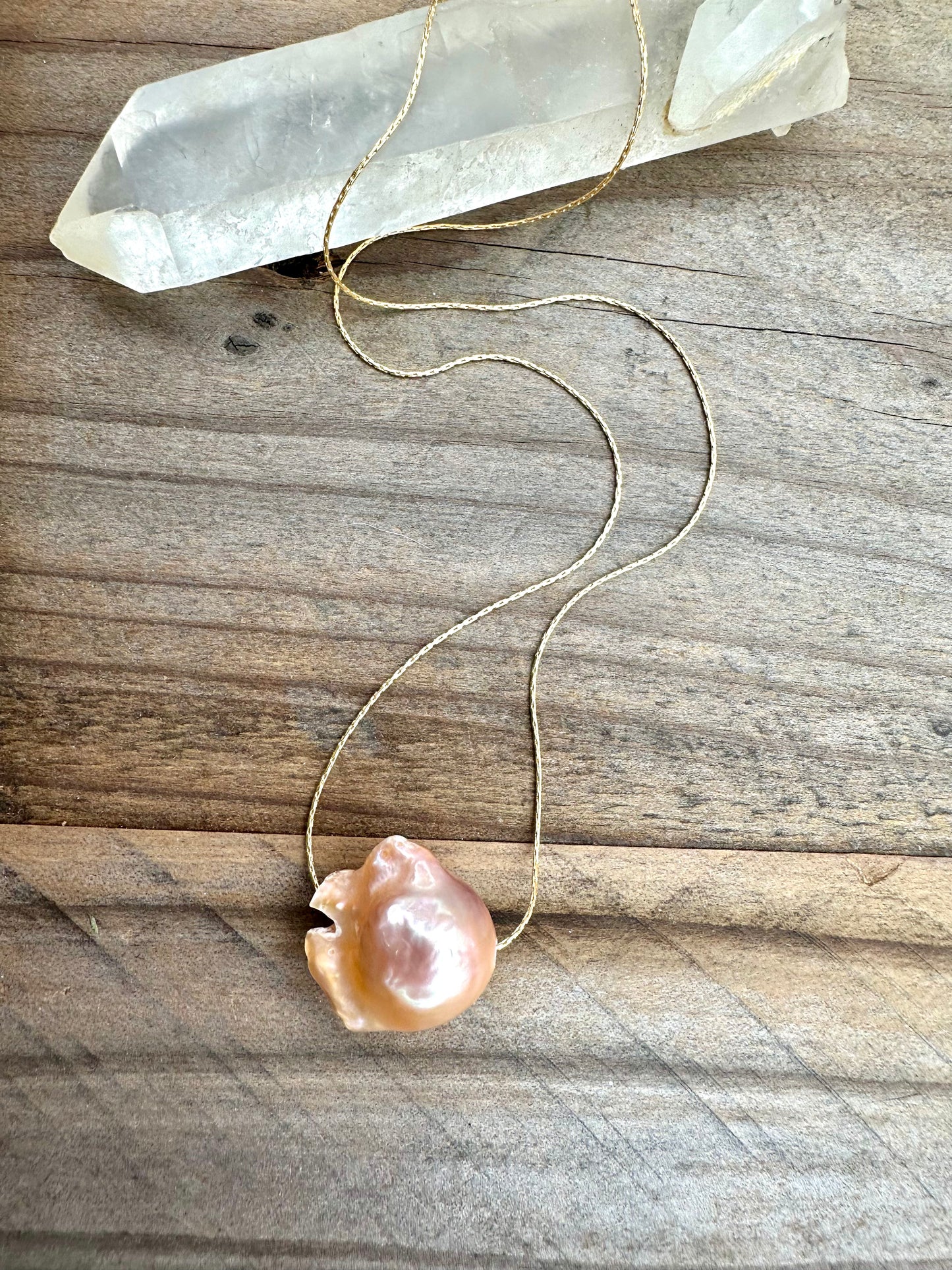 Freeflow Floating Pearl Necklace