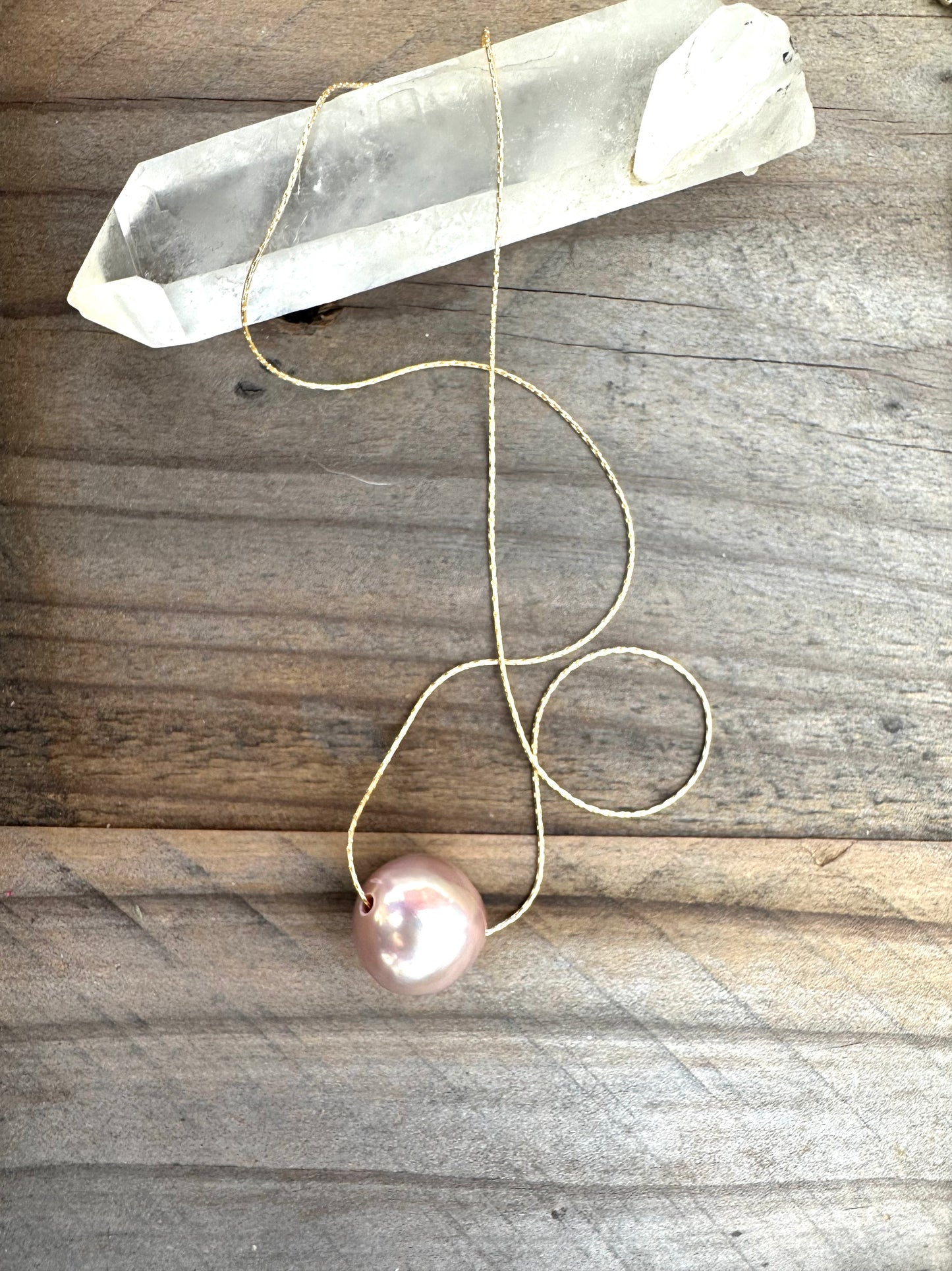 Freeflow Floating Pearl Necklace