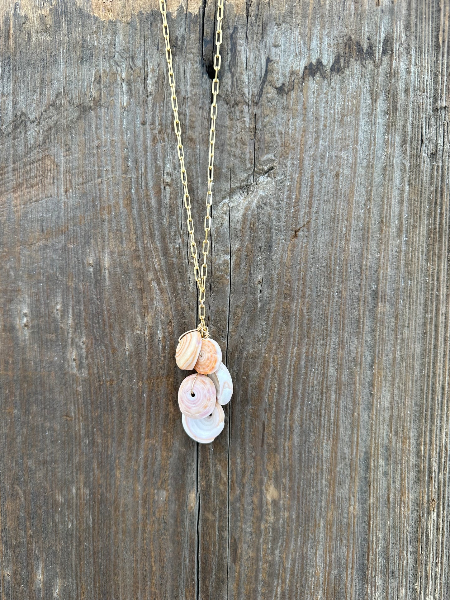 Puka Shell Cascade Necklace