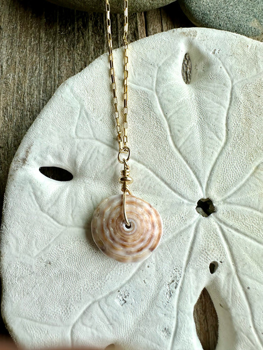 Hand-forged Shell Necklace