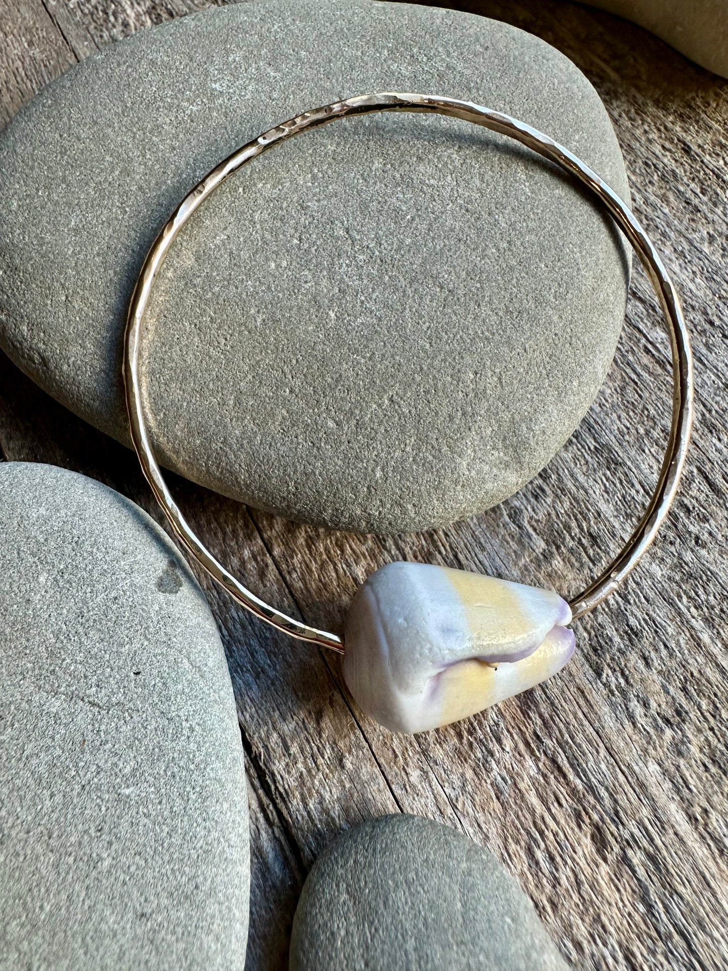 Shoreline Chic: Hawai’ian Cone Shell Bangle