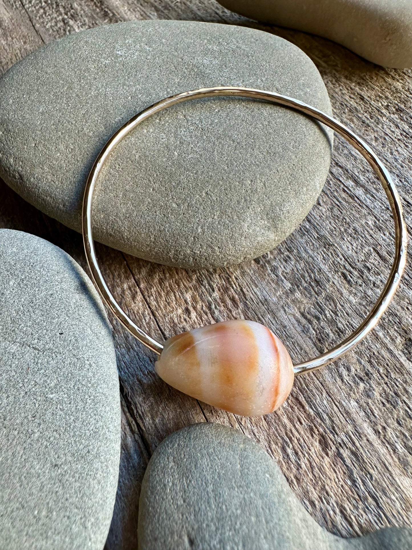 Shoreline Chic: Hawai’ian Cone Shell Bangle