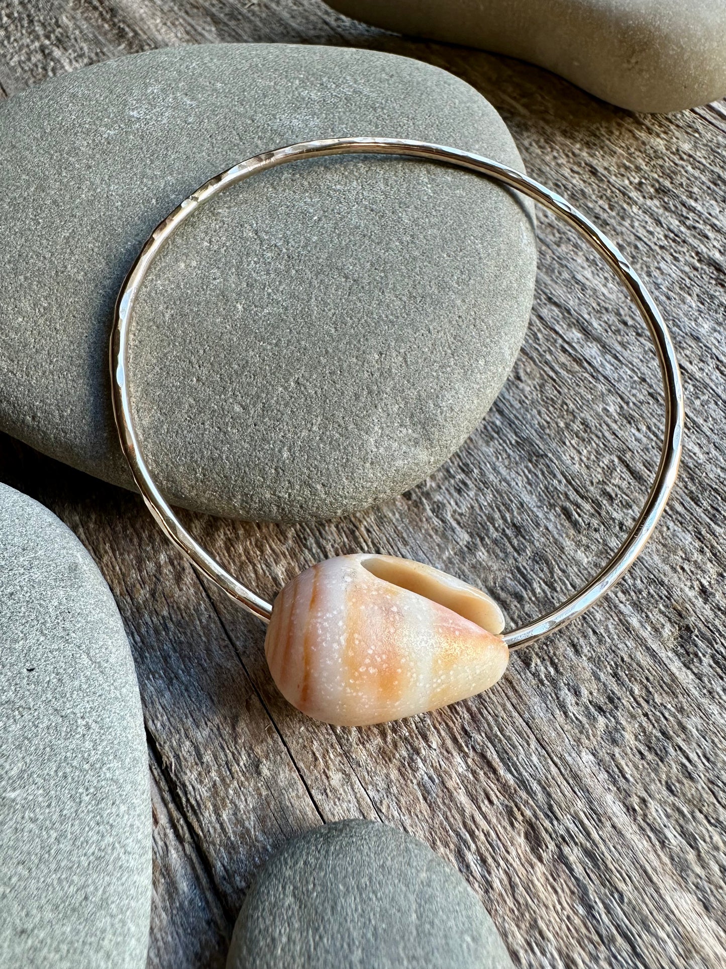 Shoreline Chic: Hawai’ian Cone Shell Bangle