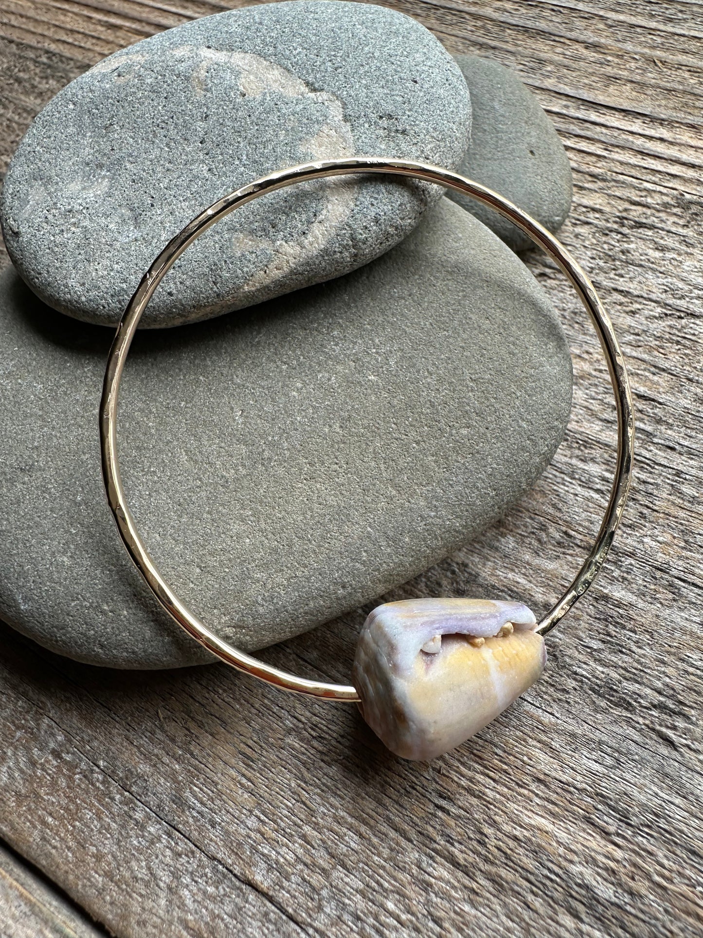 Shoreline Chic: Hawai’ian Cone Shell Bangle