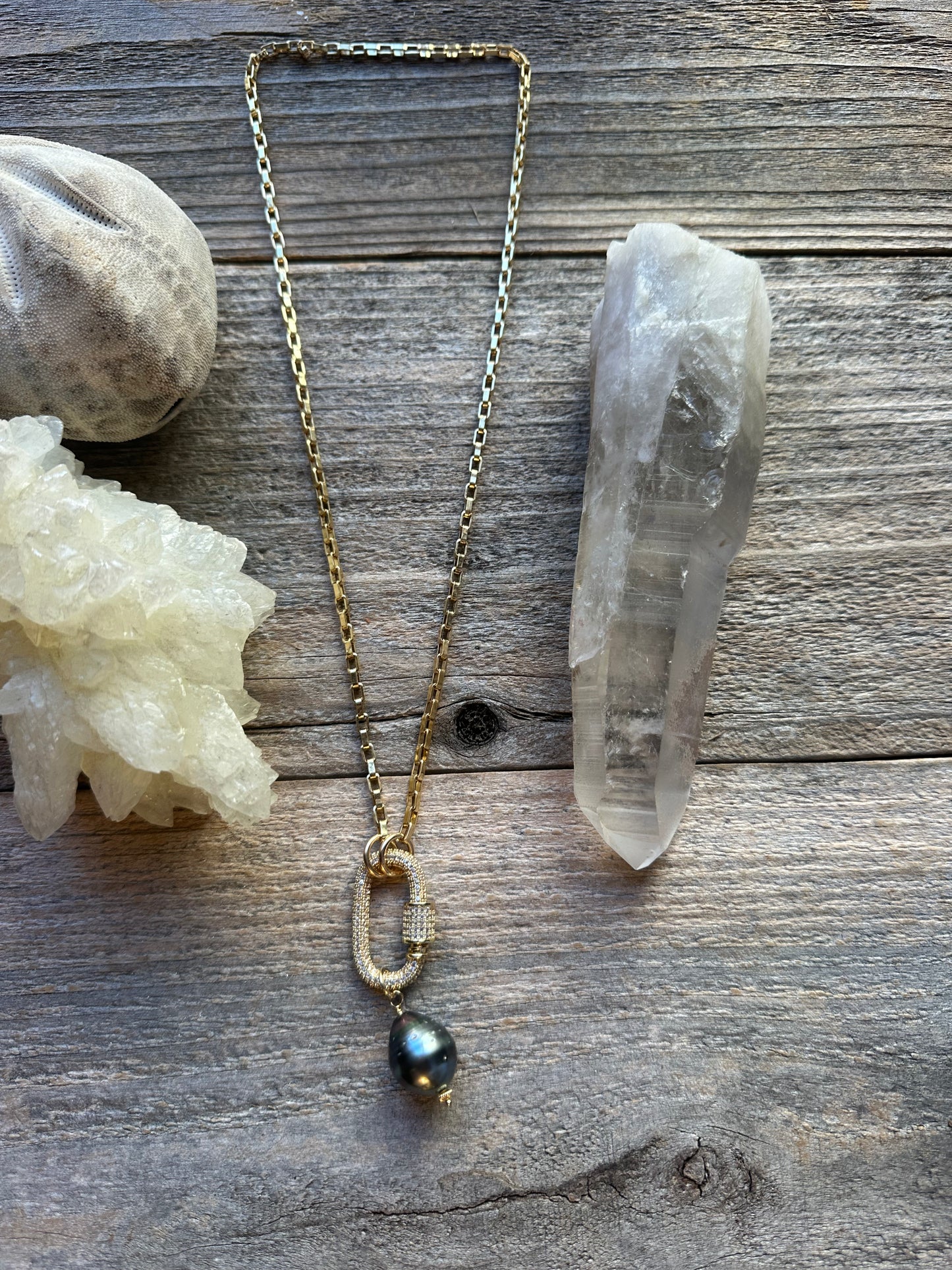 Lunar Halo Tahitian Pearl 24" Necklace