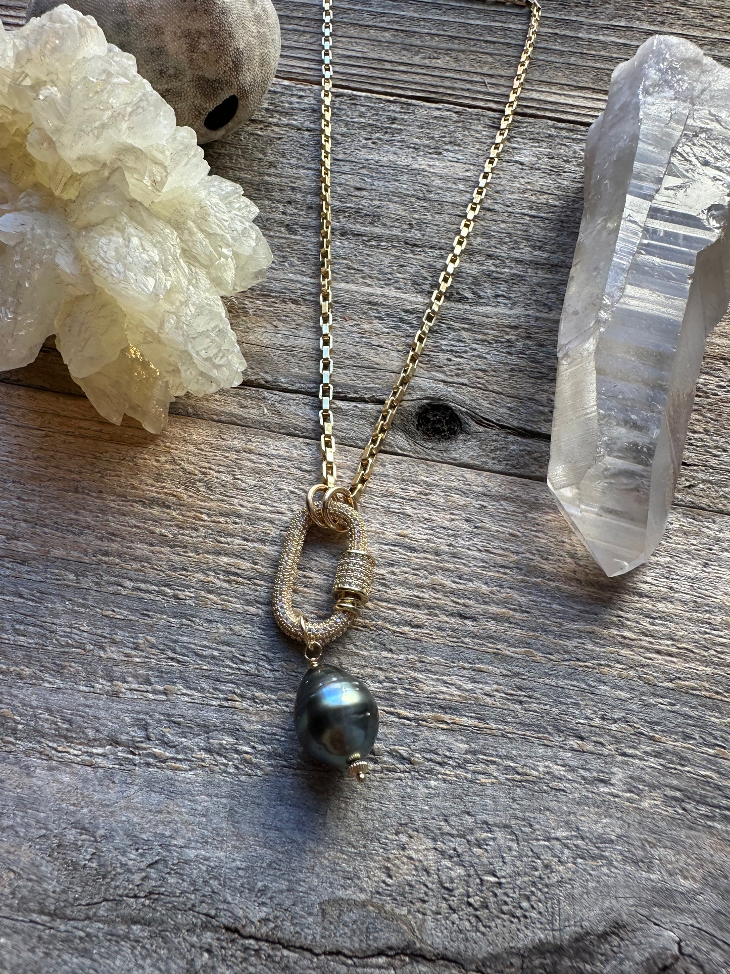 Lunar Halo Tahitian Pearl 24" Necklace