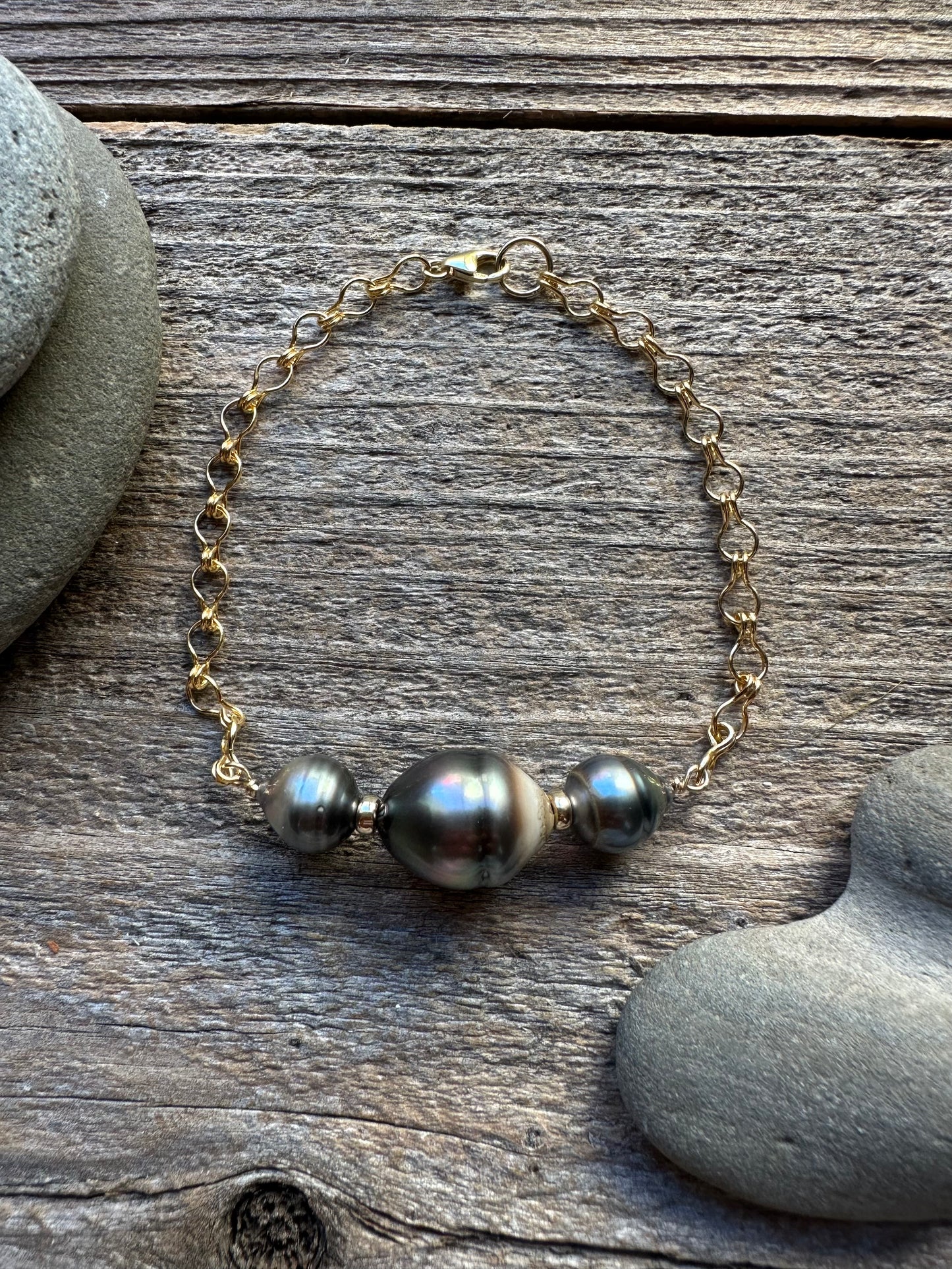 Tidal Grace Tahitian Pearl Bracelet