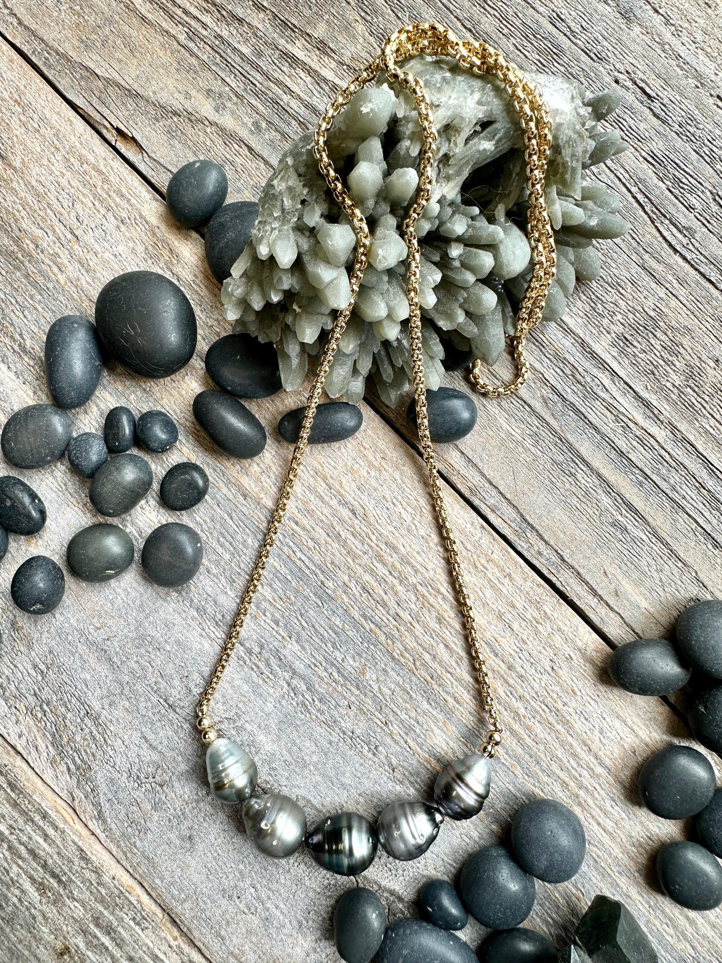 Tahitian Shore Bar 32" Necklace