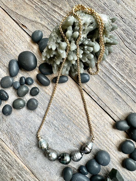Tahitian Shore Bar 32" Necklace