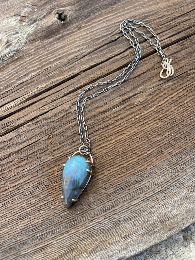 Labradorite Tear Drop